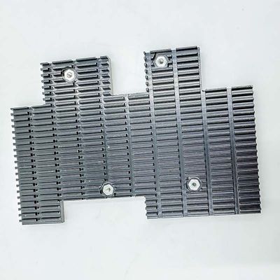 Niestandardowy radiator ze stopu aluminium 3240 11 mm utleniony czarny radiator elektroniczny z chipem