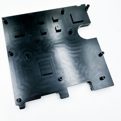 Części samochodowe do obróbki CNC Aluminiowy, anodowany na czarno grzejnik radiatora