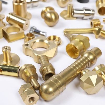 Niestandardowe niestandardowe części mosiężne Obróbka sprzętu mechanicznego Toczenie na tokarce CNC